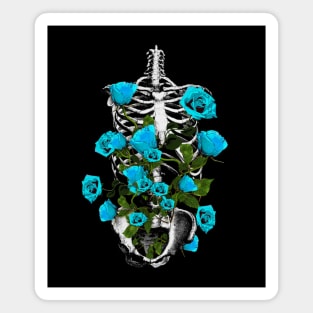 Rib Cage Floral 18 Magnet